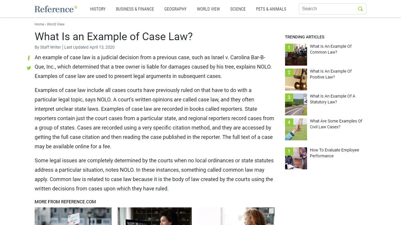 What Is an Example of Case Law? - Reference.com